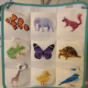 Lovevery quilted critter pockets